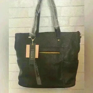 Park and Faith Vegan Diaper bag black and new with tags